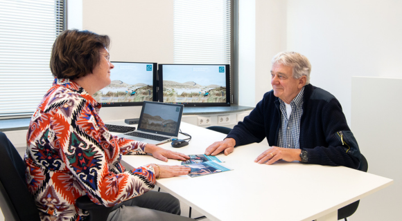 Als klant, cliënt of mantelzorger kunt u in een van de behandelkamers in gesprek met uw behandelaar